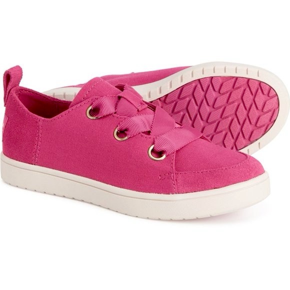 New Koolaburra by UGG Canvas Suede Ribbon Lace Sneakers - Picture 10 of 10